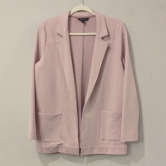 Banana Republic Sweater Blazer size Small Soft Pink Office‎ Workwear Stretch - Picture 1 of 11